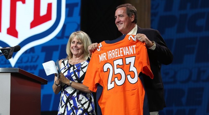 Mr. Irrelevant 2017 is a Denver Bronco [OR The Last Will Be First…Thank God!]  Matthew 20:1-16 and Jonah 3:10-4:11