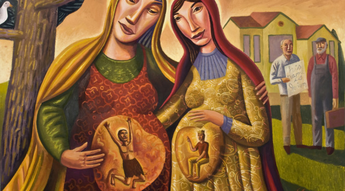 Connection at the Cradle’s Edge [OR Two Women Preaching a Shared Vision] Luke 1:39-55